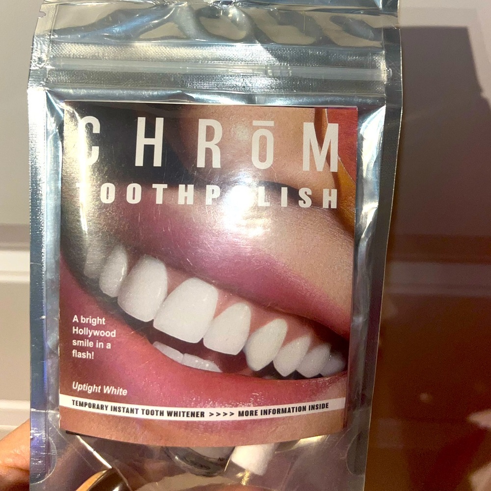 Teeth whitening paint| Chrom tooth polish